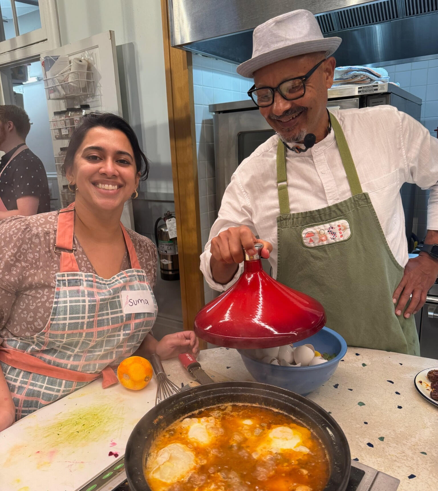 Moroccan Cooking Class with Chef Moulay Guests enjoying a hands-on Moroccan cooking class in Cincinnati. chefmoulay.org